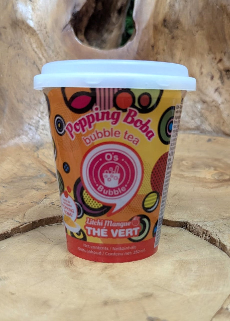 O´s Bubble Boba Drink Lychee & Mango 350ml