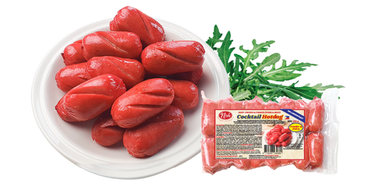 Nida Cocktail Hotdog Pork and Beef 18 sausages 450g